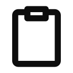 Clipboard SVG Icon